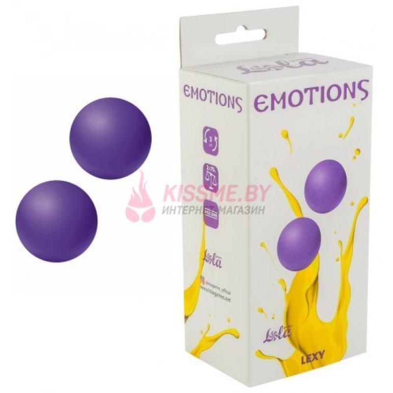 Вагинальные шарики без сцепки Emotions Lexy Large, фиолетовые /Код 4016-01Lola