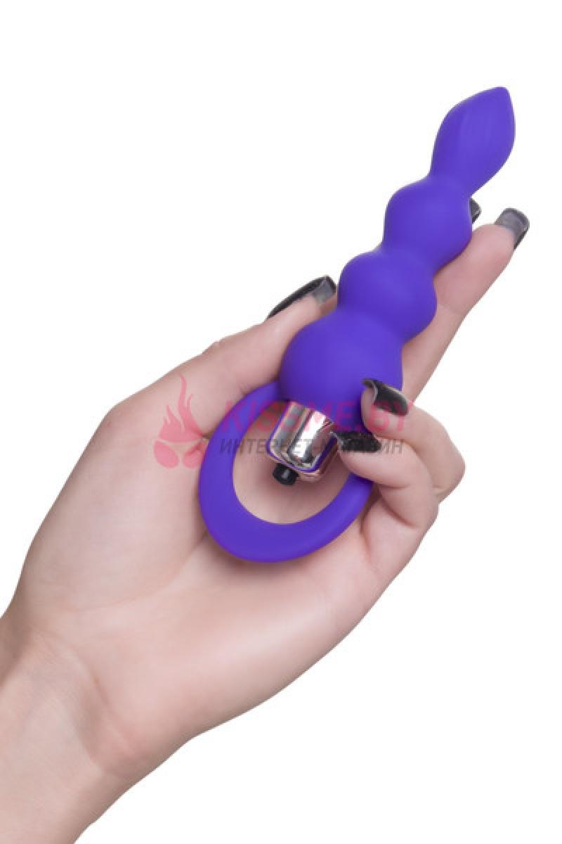 Анальная втулка ToDo by Toyfa Twisty силикон фиолетовая