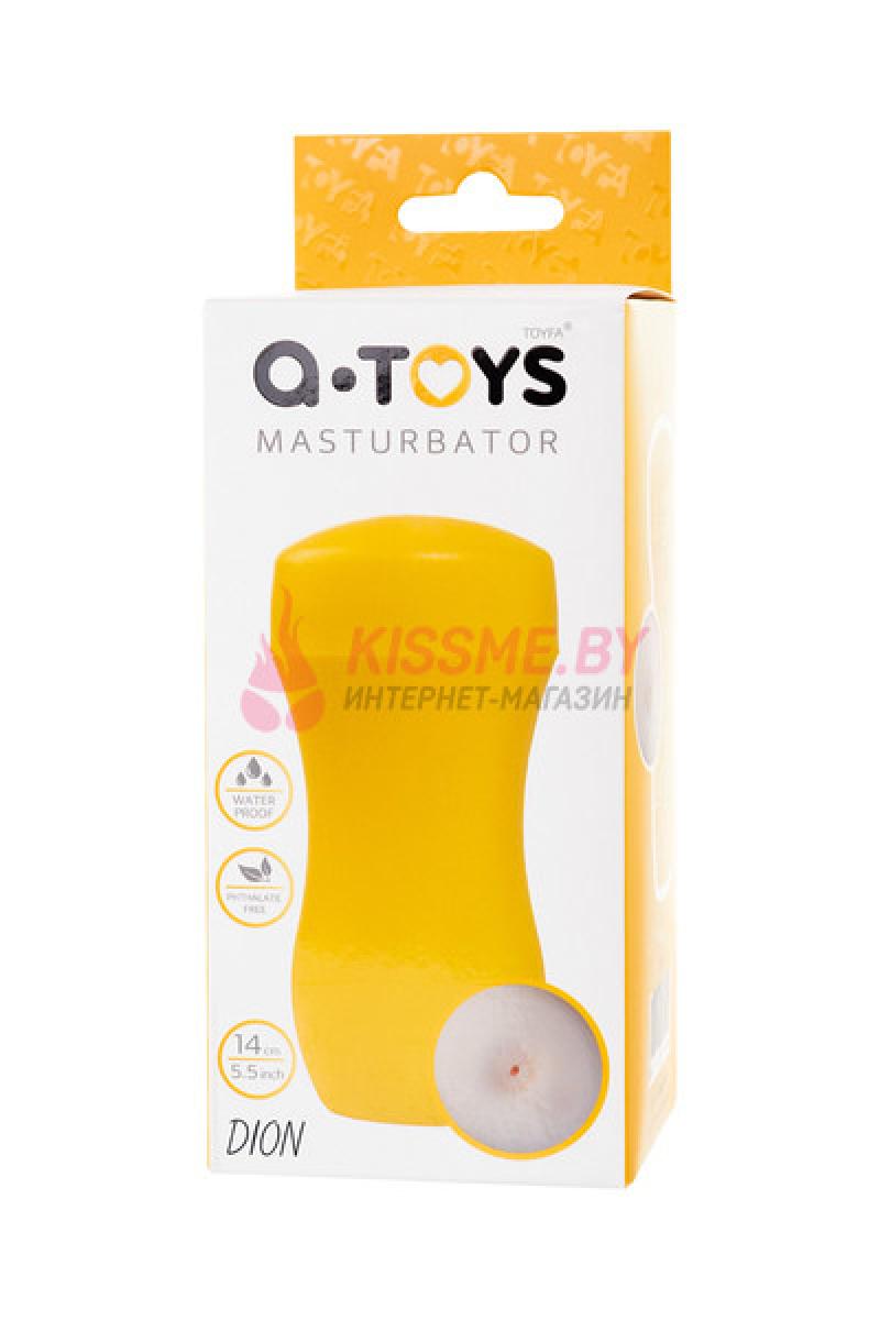 Мастурбатор TOYFA  A-Toys Dion анус TPE желтый /Код 763007